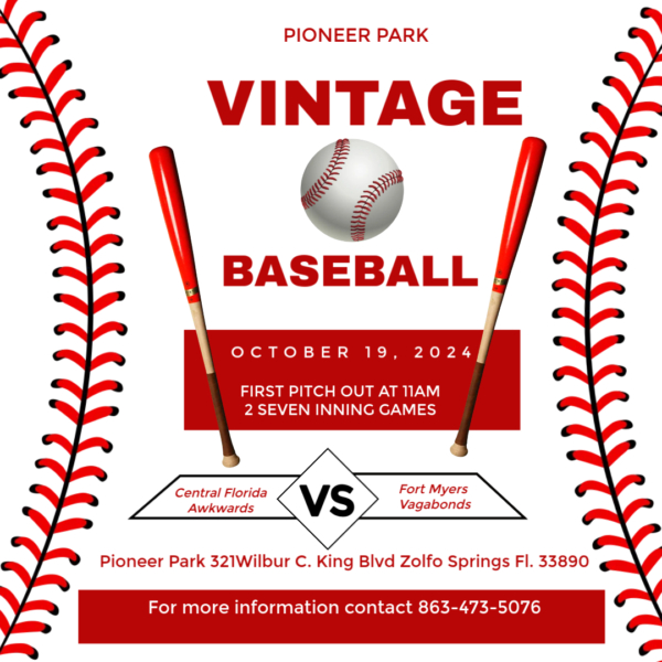 Vintage Baseball Game October 19, 2024