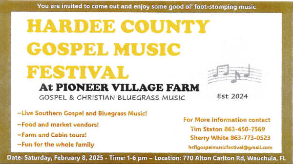 Gospel Music Festival Flyer